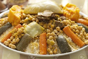 Order Couscous with Mixed Vegetables food online from Olive Tree Cafe store, Newark on bringmethat.com