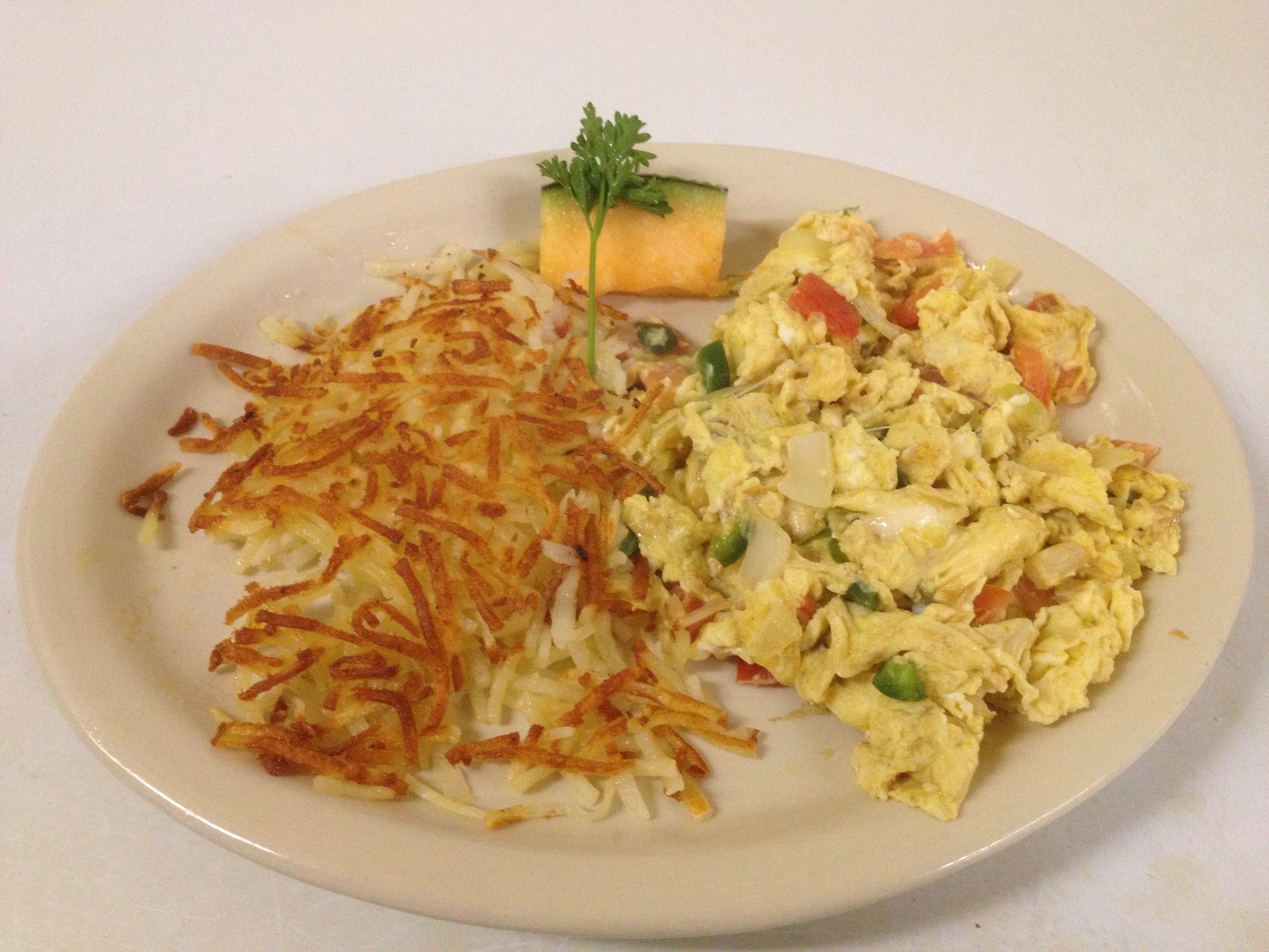 Order Mexican Scramble Home Style Breakfast food online from Jay Jay Cafe store, Arlington on bringmethat.com