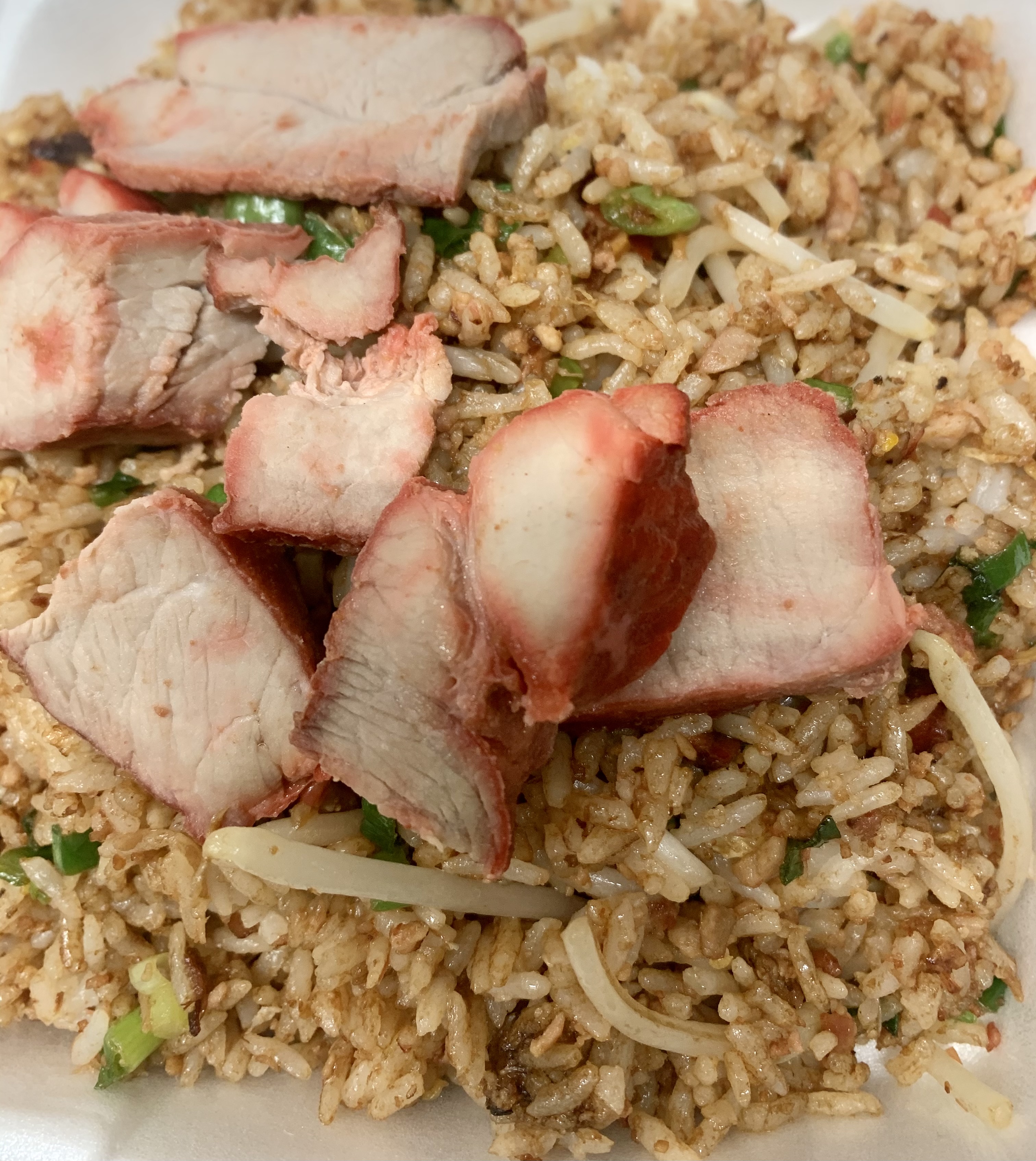 Order BBQ Pork Fried Rice food online from China Blue store, Corvallis on bringmethat.com
