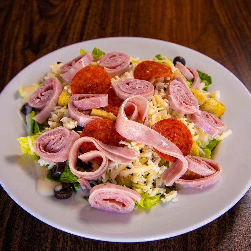 Order Antipasto Salad food online from Rico Pizzeria store, Englewood on bringmethat.com