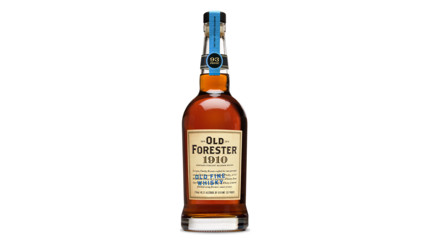 Order Old Forester 1910 Old Fine Whiskey Kentucky Straight Bourbon Whiskey 750mL food online from JR Food Mart store, Camarillo on bringmethat.com