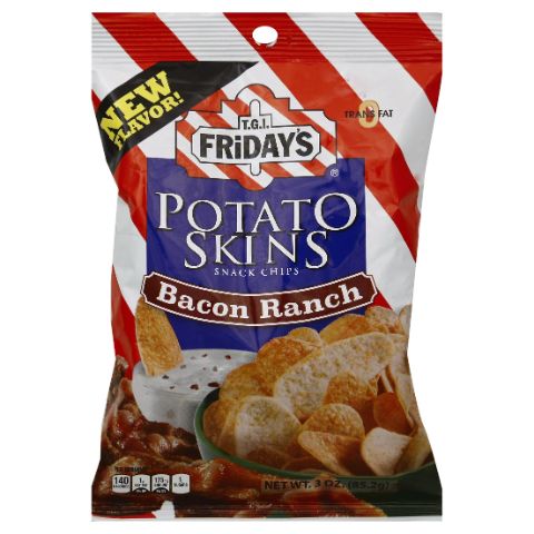 Order TGI Fridays Bacon Ranch Potato Skins 3.1oz food online from 7-Eleven store, Medina on bringmethat.com