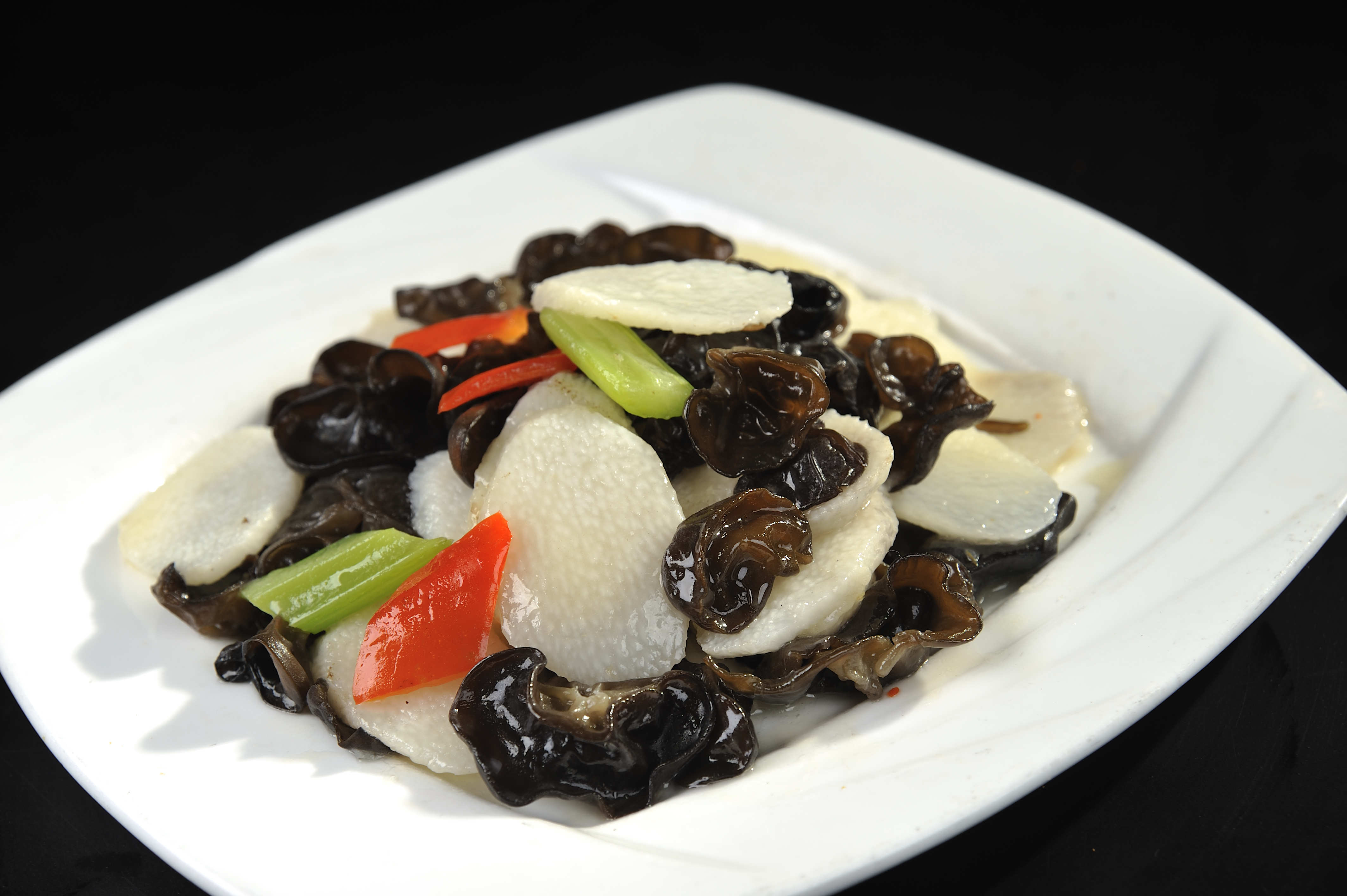 Order F8荷塘月色Stir-Fried Chinese Yam with Agaric food online from Easterly-Santa Clara store, Santa Clara on bringmethat.com