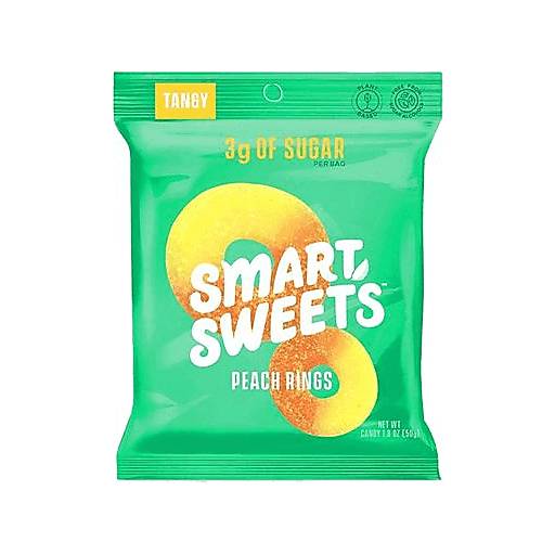 Order Smart Sweets Peach Rings (1.8 OZ) 134185 food online from BevMo! store, Greenbrae on bringmethat.com