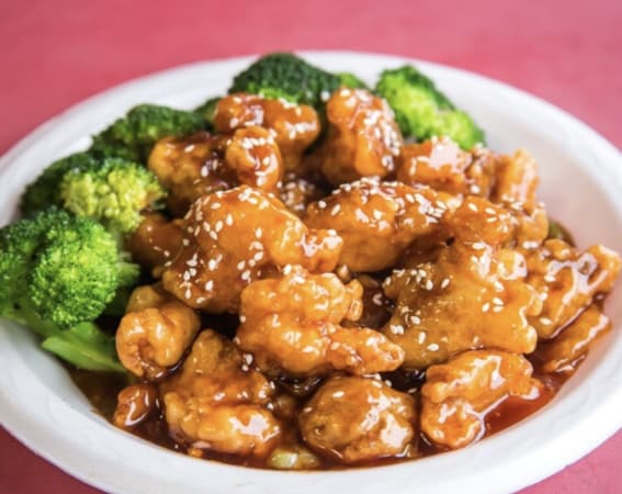 Order C13. Sesame Chicken Combo food online from Great Wall Chinese Restaurant store, Niagara Falls on bringmethat.com