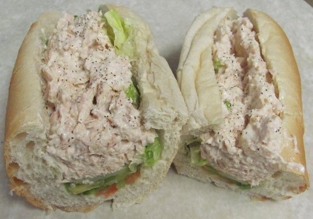 Order Tuna Sub food online from Papa Jays Pizzeria store, Dover on bringmethat.com