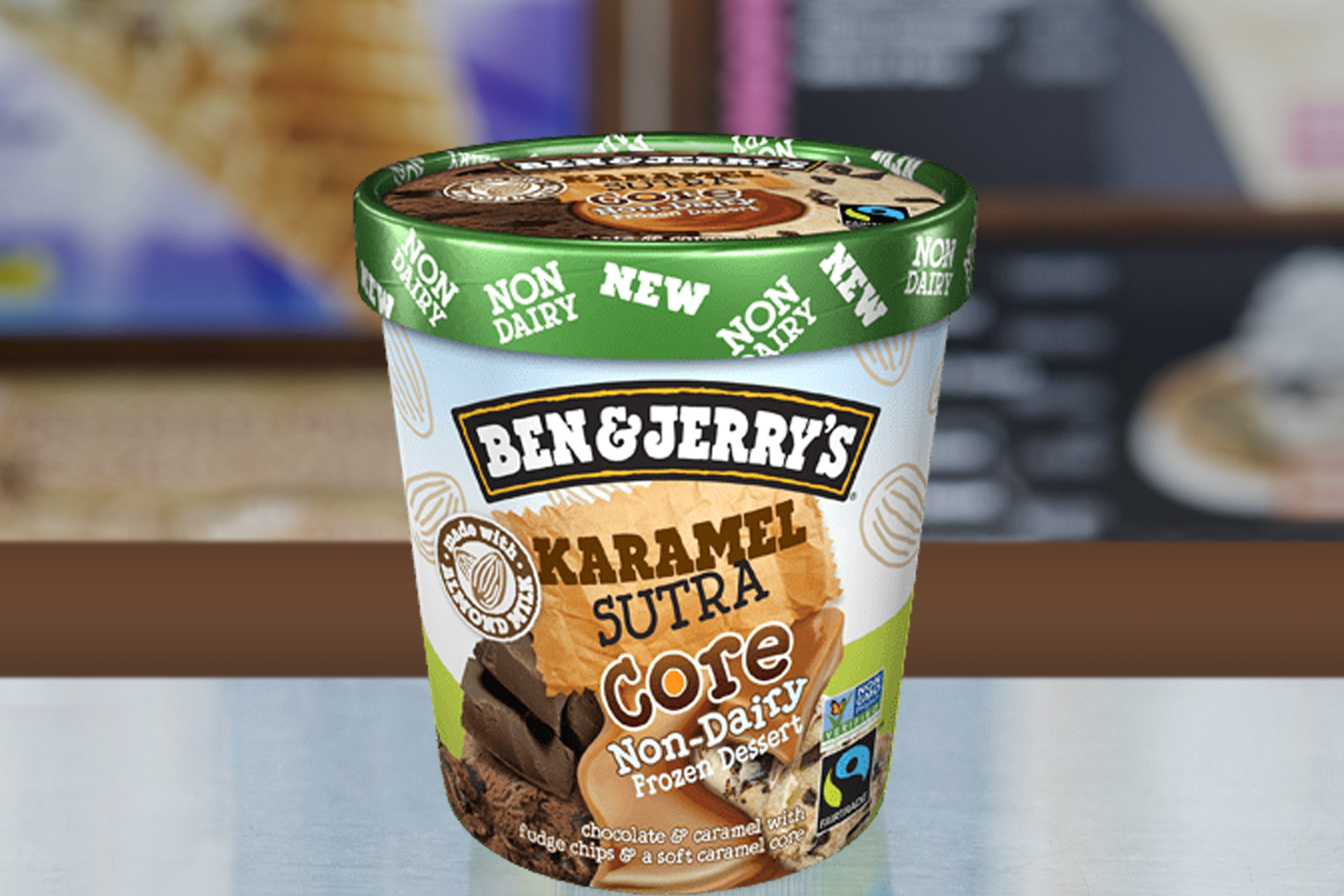 Order Karamel Sutra Core Non-Dairy  food online from Ben & Jerry's store, Plano on bringmethat.com