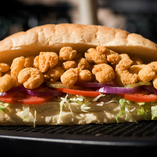 Order Fried Shrimp Po-boy food online from Oceana Grill store, New Orleans on bringmethat.com