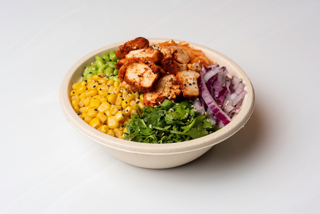 Order Pacific Chicken Bowl (Regular) food online from Poke Poke store, Troy on bringmethat.com