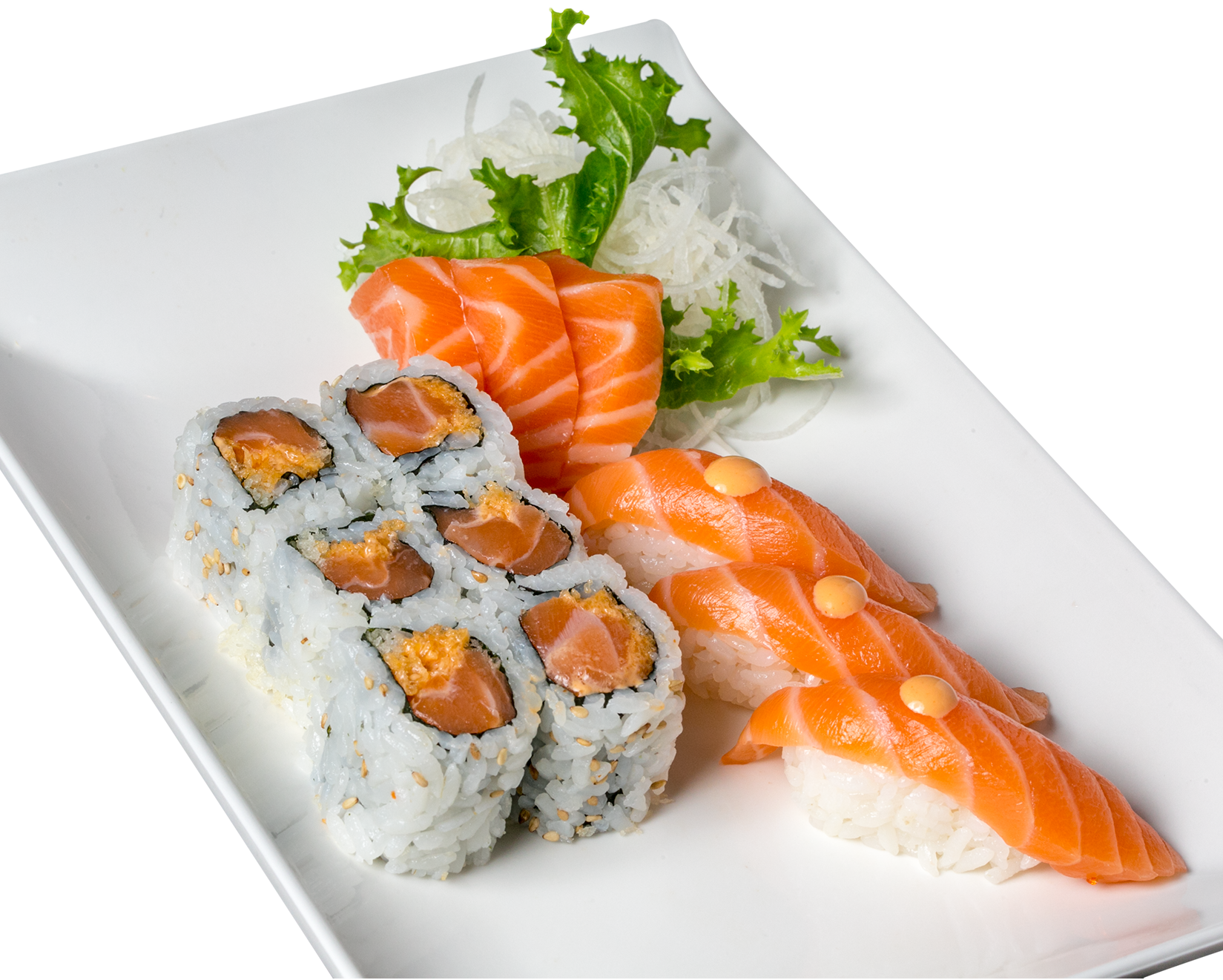 Order Spicy Salmon Combo food online from Yamato store, Brighton on bringmethat.com