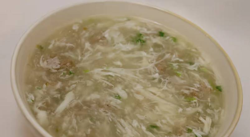 Order Westlake Minced Beef Soup food online from King Chuan Restaurant store, San Carlos on bringmethat.com