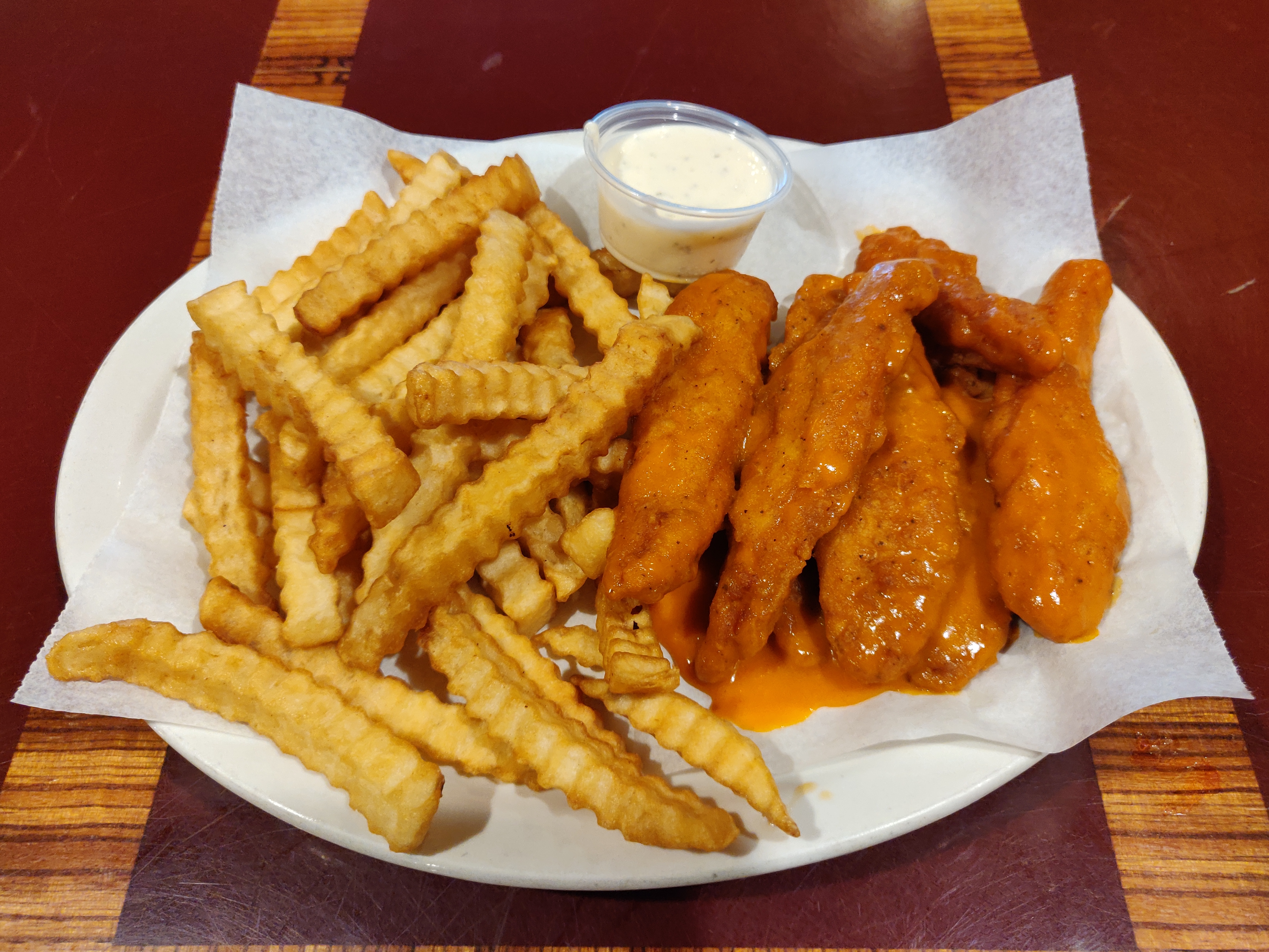 Order Buffalo Chicken Tenders with Fries food online from Taqueria El Ranchito store, Chicago on bringmethat.com