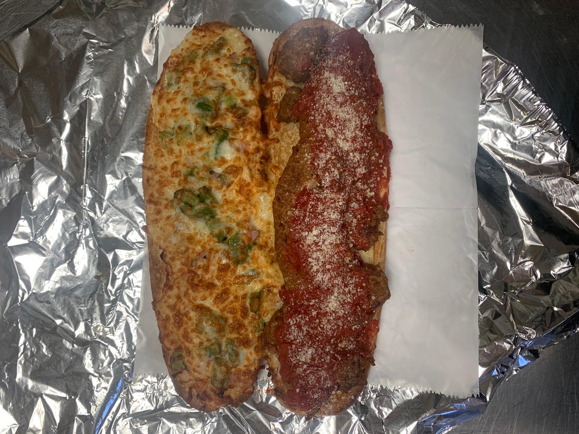 Order Hot Sausage Hoagie food online from Park Pizza & Cream store, Pittsburgh on bringmethat.com
