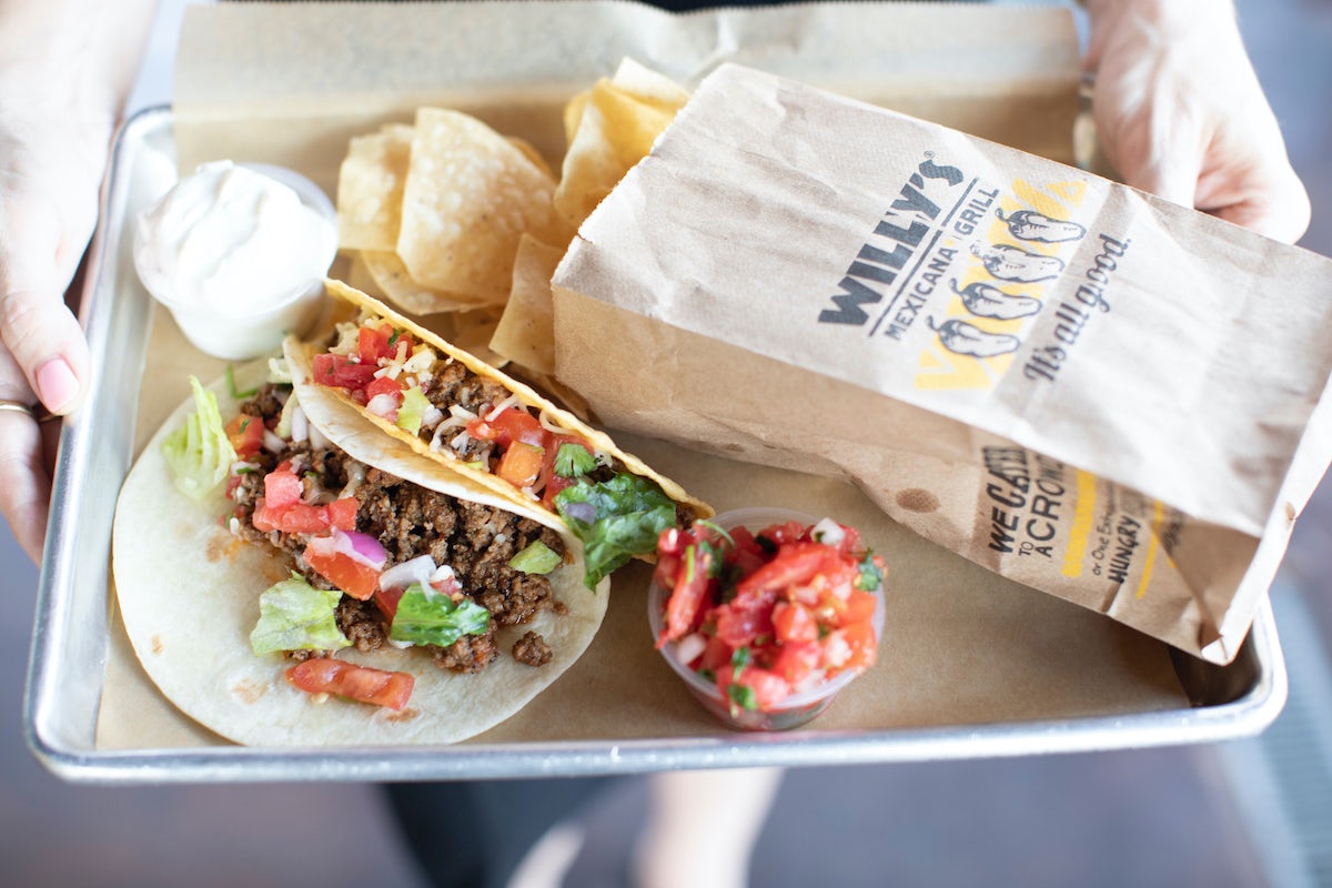 Order Tacos food online from Willy Mexicana Grill store, Marietta on bringmethat.com