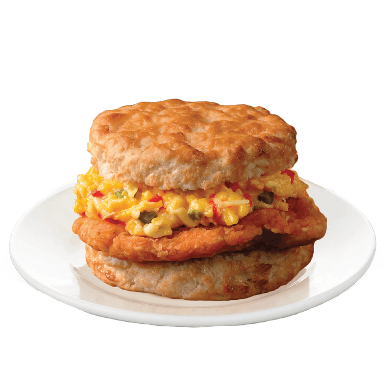 Order NEW! Cajun Chicken Filet with Pimento Cheese Biscuit food online from Bojangles store, Hinesville on bringmethat.com