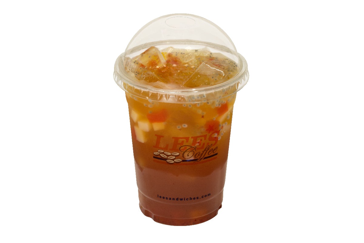 Order Lychee Mango Strawberry Fruit Tea food online from Lee Sandwiches store, Peoria on bringmethat.com