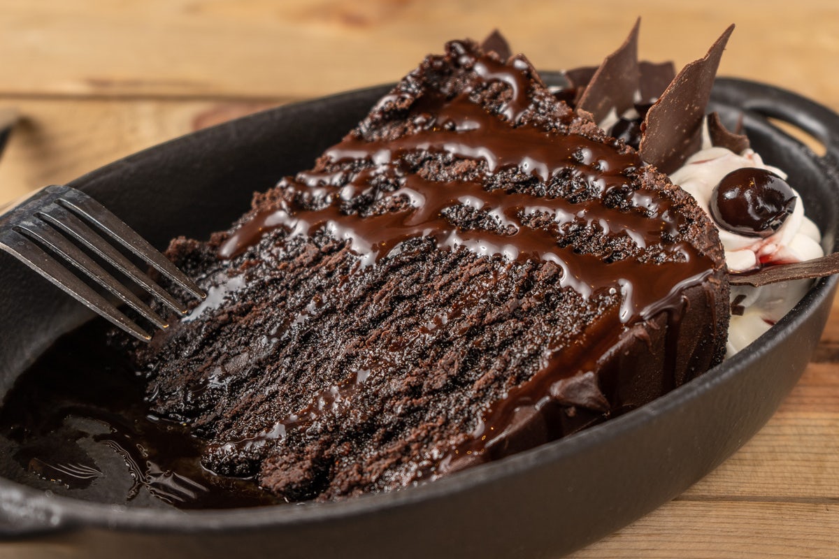 Order Decadent Chocolate Cake food online from Bar Louie store, Livonia on bringmethat.com