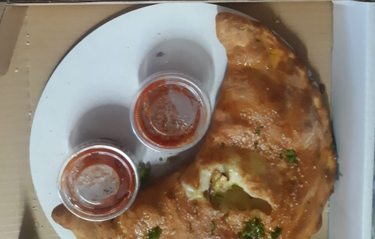 Order Sal‘s Calzone food online from Rocco's Little Chicago store, Tucson on bringmethat.com