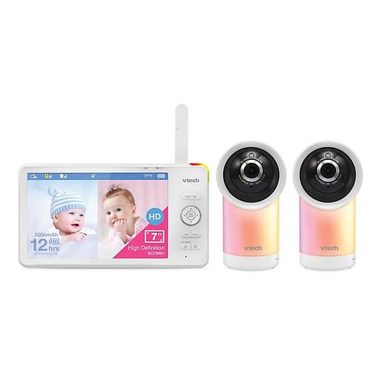 Order VTech® RM7766-2HD 2 Camera 1080p Smart WiFi Baby Monitor in White food online from Bed Bath & Beyond store, Westbury on bringmethat.com