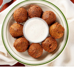 Order 5 Piece Falafel food online from Salateen Grill store, Columbus on bringmethat.com