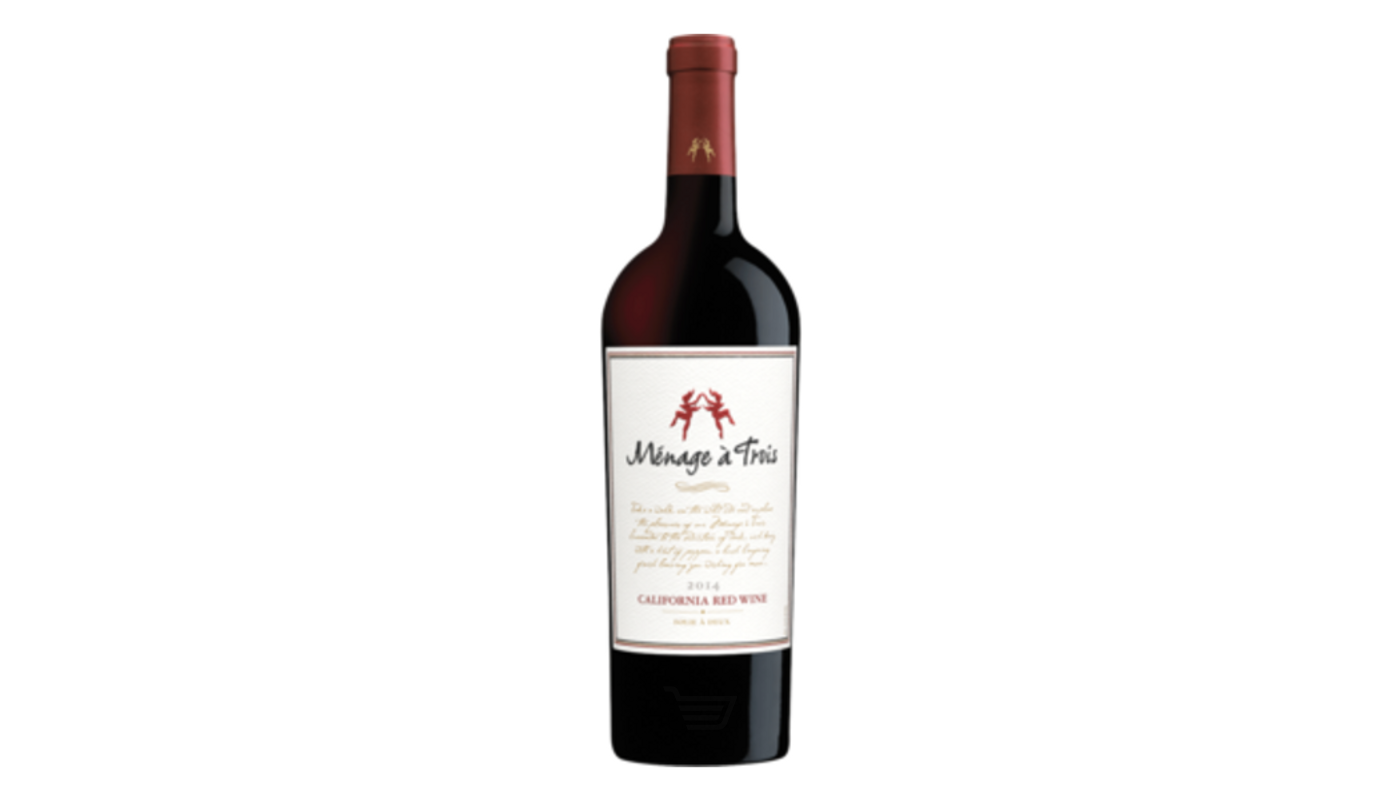 Order Menage a Trois Red Table Wine 750mL food online from M & M Liquor & Jr Market store, Anaheim on bringmethat.com