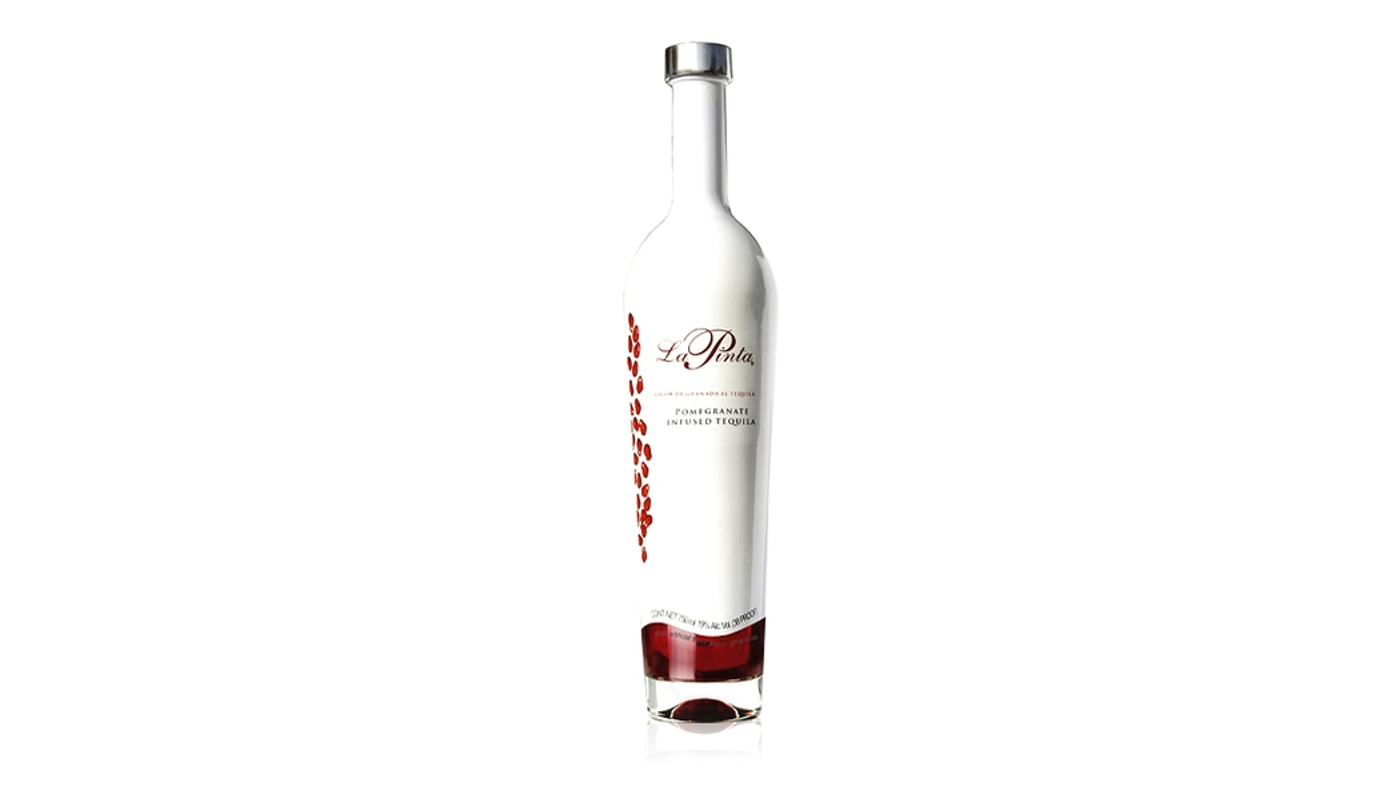 Order La Pinta Pomegranate Liqueur with Tequila 750mL food online from Liquor Palace store, Burbank on bringmethat.com