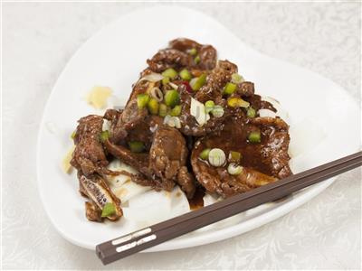Order Beef Rib with Black Pepper Sauce food online from Minghin Cuisine - Naperville store, Naperville on bringmethat.com
