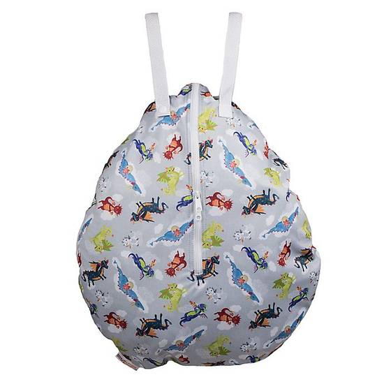 Order smart bottoms® Dragon Hanging Wet Bag in Grey food online from Buybuy Baby store, Mason on bringmethat.com