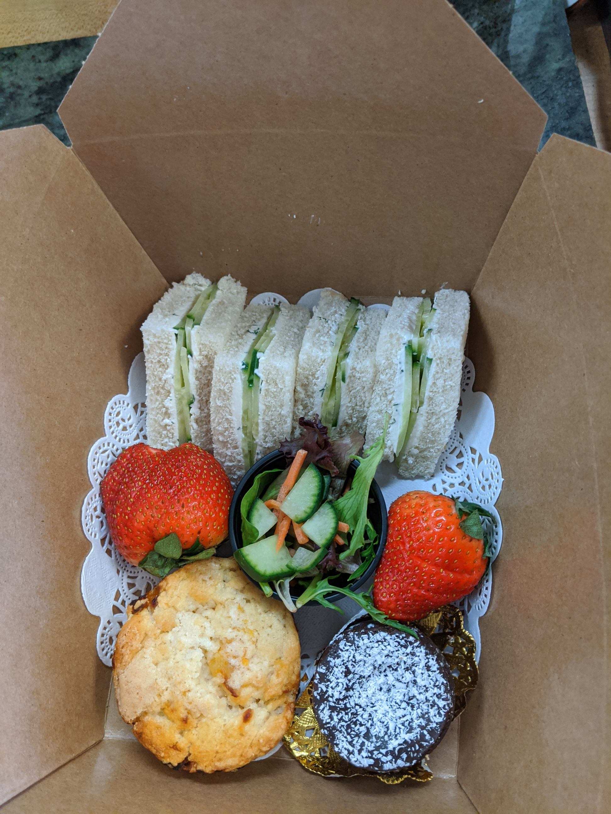 Order Afternoon Tea in a Box food online from All Things Tea store, Camarillo on bringmethat.com