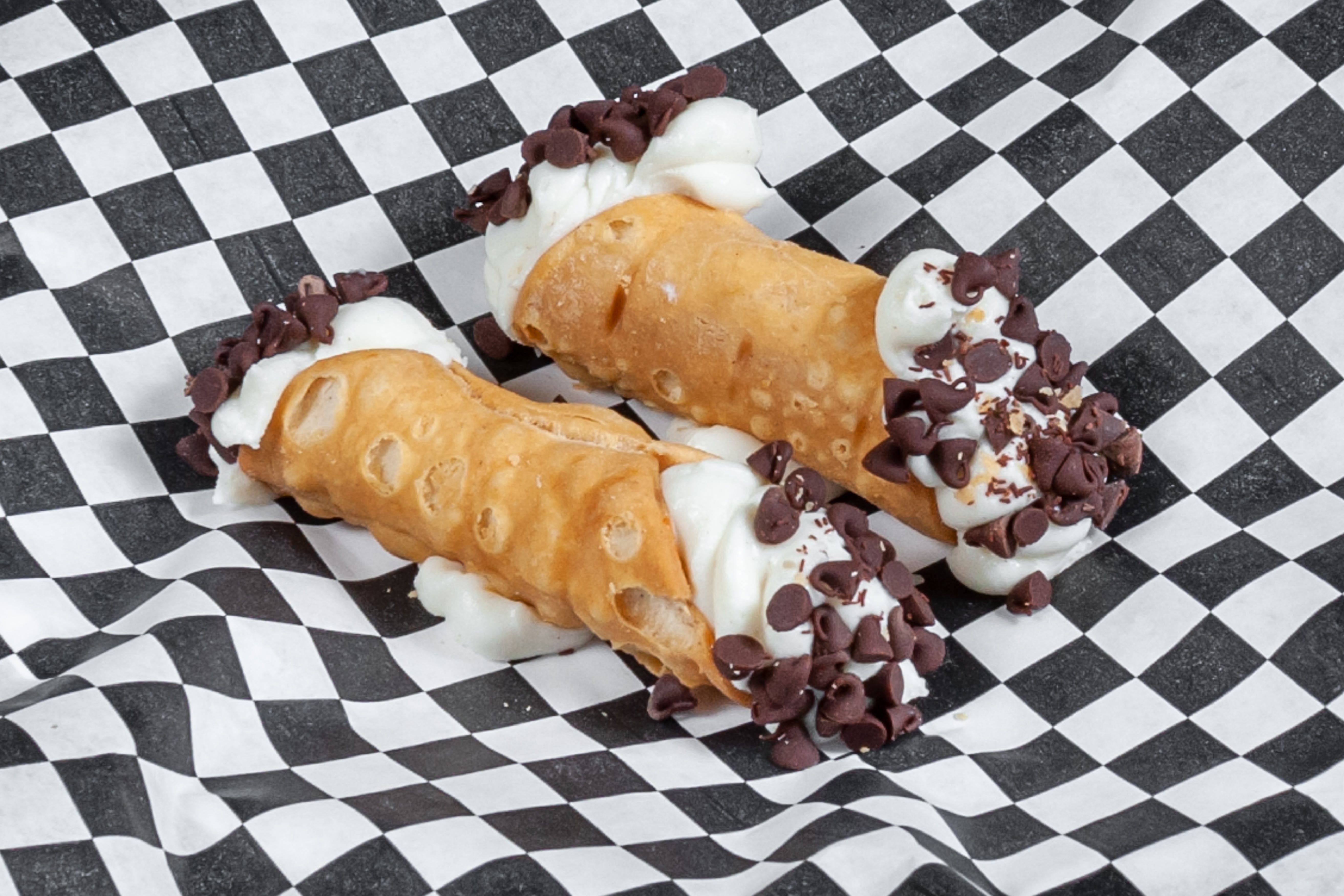 Order Cannolis - 2 Mini Pieces food online from Geno D's Pizza store, Charlotte on bringmethat.com