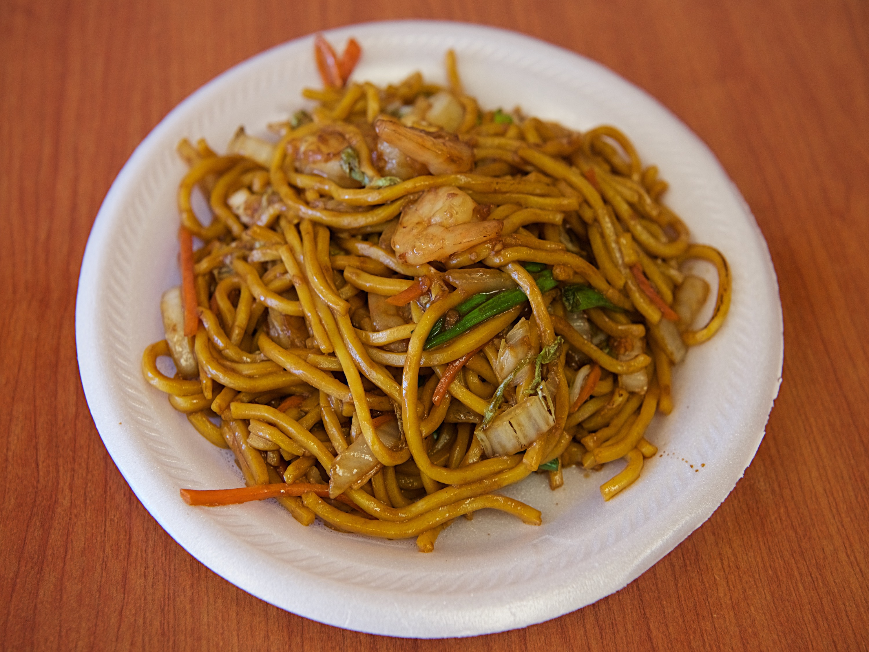 Order 40. Shrimp Lo Mein food online from Panda House store, Raleigh on bringmethat.com