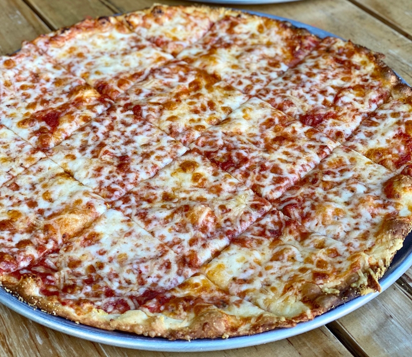 Order Medium Tavern Style Cheese food online from Happy Camper Pizza store, Chicago on bringmethat.com