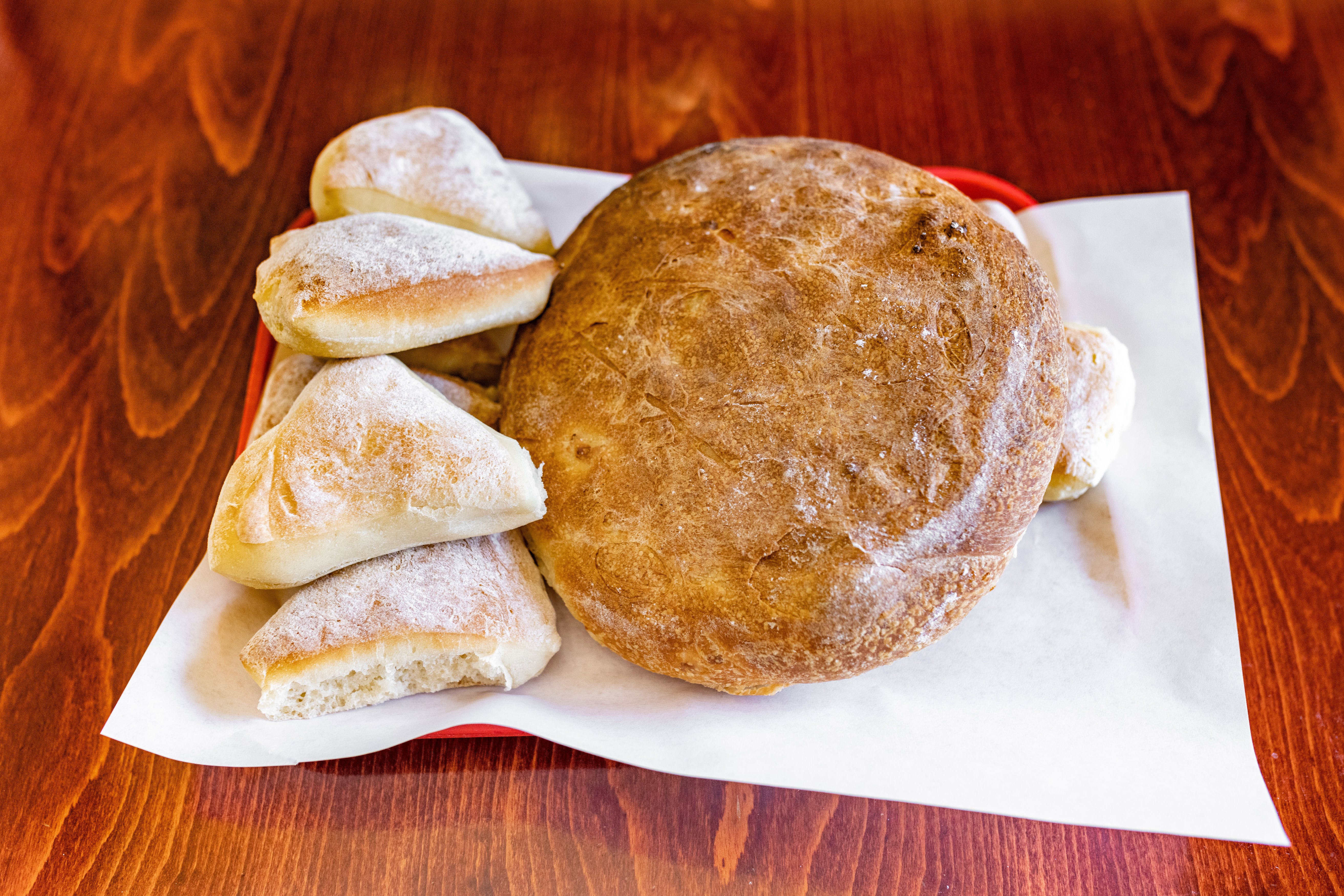 Order Homemade Round Bread - Side food online from Casa Mia store, Sparta Township on bringmethat.com