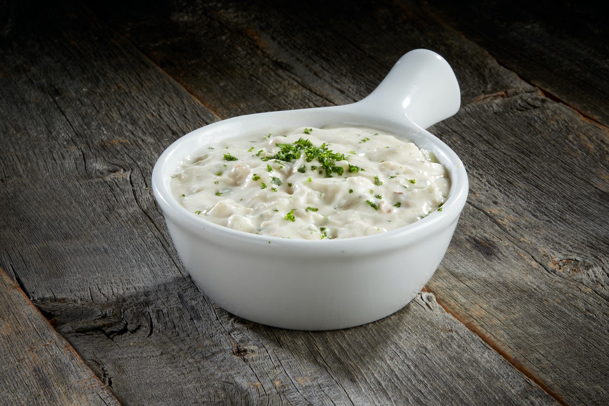 Order Clam Chowder  food online from Sizzler store, Fountain Valley on bringmethat.com