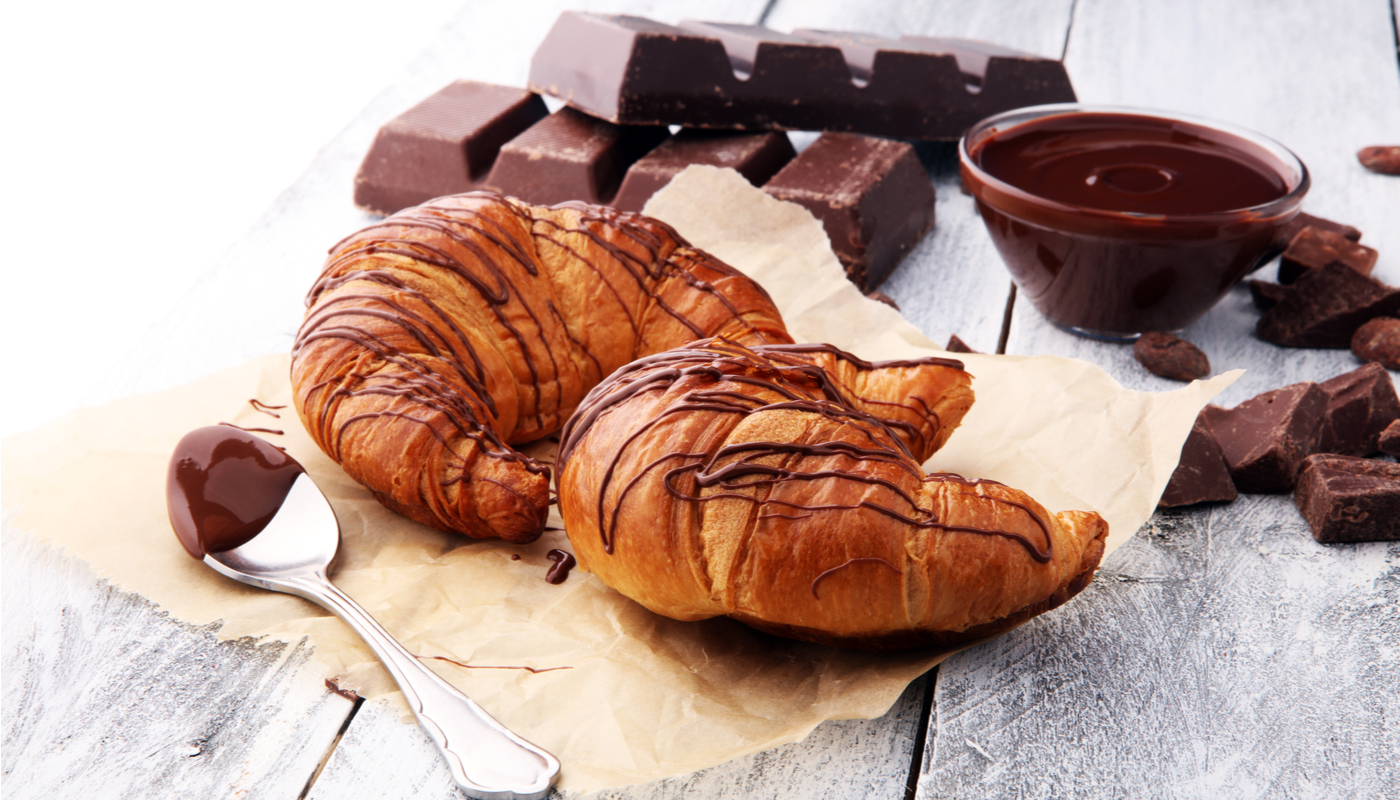 Order Chocolate Croissant food online from Summer Rain Cafe store, San Francisco on bringmethat.com