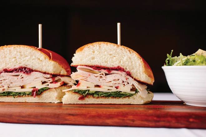 Order Mia's Roasted Turkey Sandwich - available until 3pm food online from Pinstripes store, Northbrook on bringmethat.com