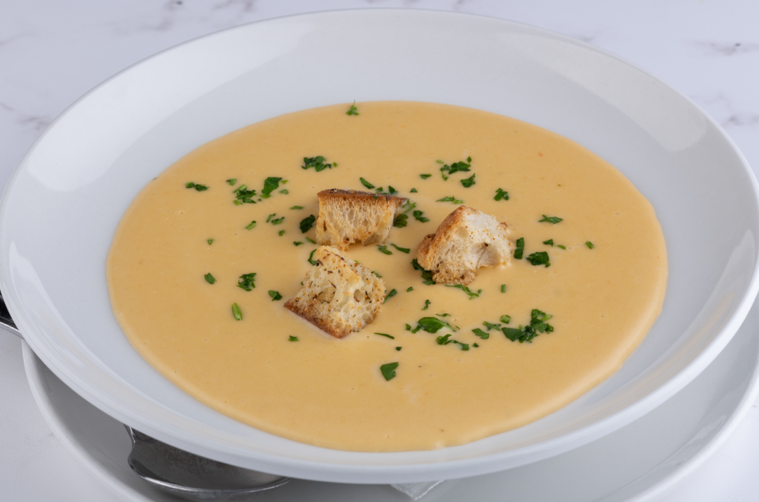 Order Beer Cheese Soup - Cup food online from Thirsty Lion Gastropub store, Denver on bringmethat.com