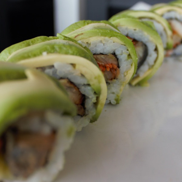 Order Caterpillar Roll food online from JS Sushi store, Carrollton on bringmethat.com
