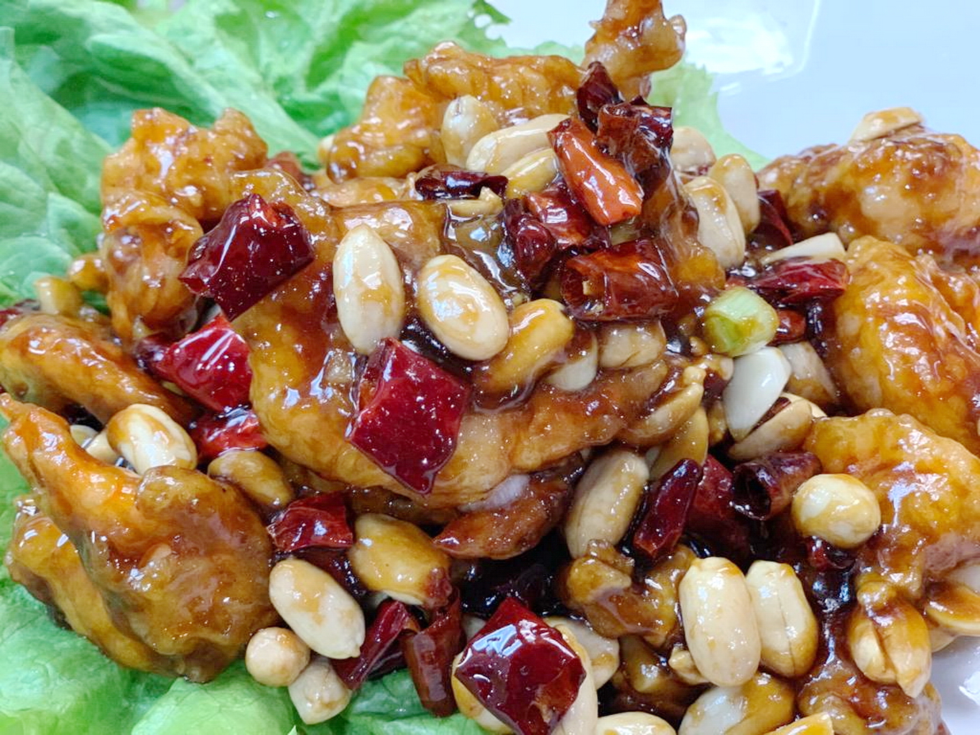 Order Kung Pao Shrimp food online from Spicy Girl store, Houston on bringmethat.com