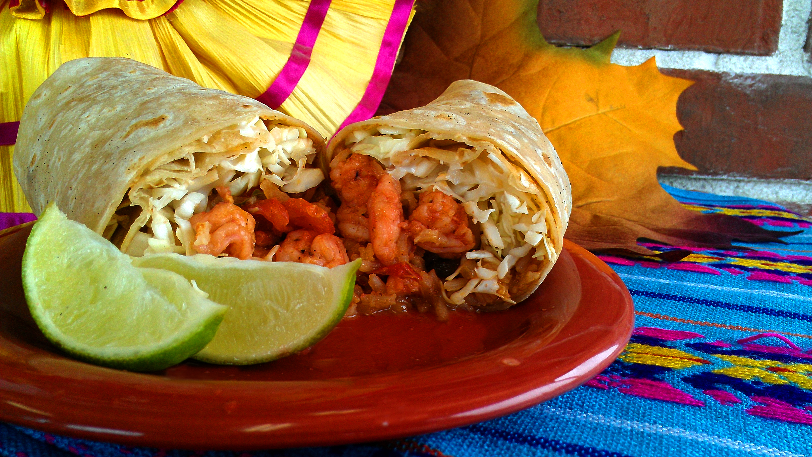 Order Shrimp Burrito food online from El Compadre Taco Shop store, El Cajon on bringmethat.com