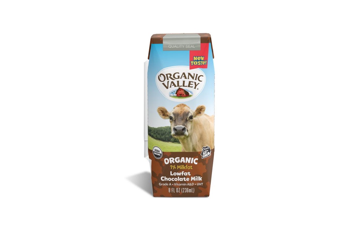 Order Organic Valley Aseptic Chocolate Milk food online from Nekter Juice Bar store, Orange on bringmethat.com