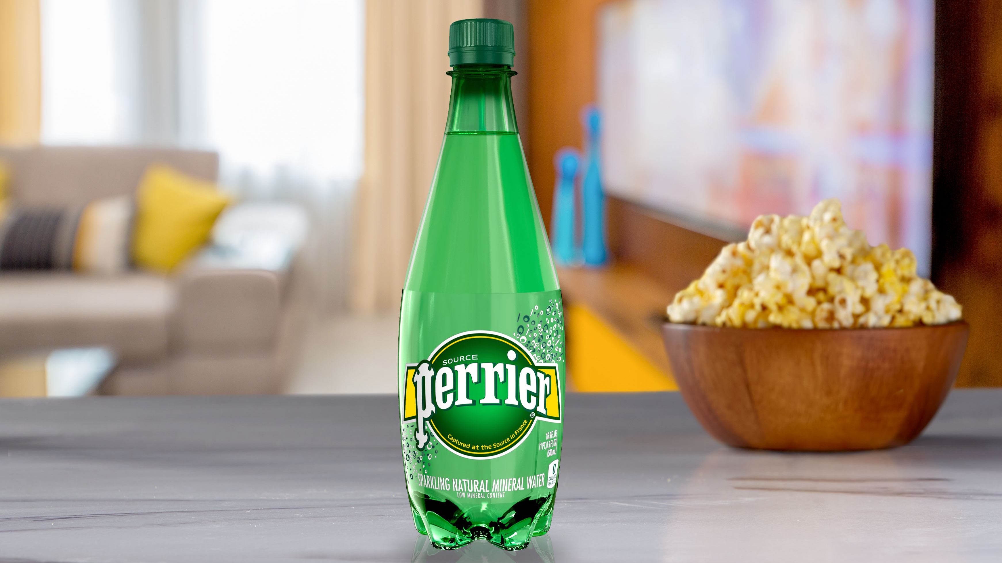 Order 16.9oz Perrier Carbonated Mineral Water food online from Harkins Theatres Shea 14 store, Scottsdale on bringmethat.com