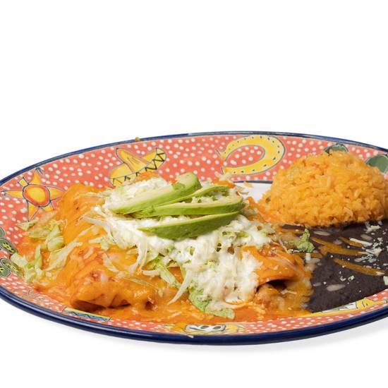 Order Enchiladas (New) food online from La Fortaleza store, Clifton on bringmethat.com