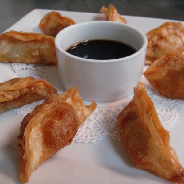 Order 9. Veggie Potstickers food online from My Thai Place store, Centreville on bringmethat.com