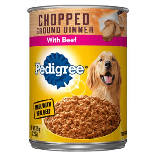 Order Pedigree Chopped Ground Dinner Beef Flavor - 13.2 oz Can/Single food online from Bottle Shop & Spirits store, Los Alamitos on bringmethat.com