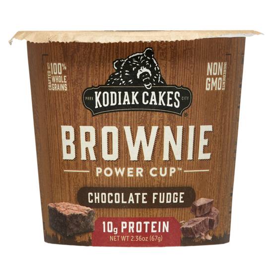 Order Kodiak Cakes Chocolate Fudge Brownie Mix Power Cup 2.36oz food online from Everyday Needs by Gopuff store, Simi Valley on bringmethat.com
