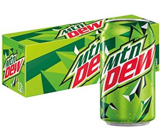 Order Mountain Dew- 12oz Can x 12 Pack  food online from Darn Cheap Discounts store, Hartville on bringmethat.com