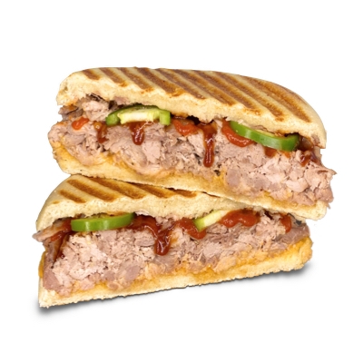 Order SPICY BBQ PORK PANINI food online from Hot Table store, Marlborough on bringmethat.com
