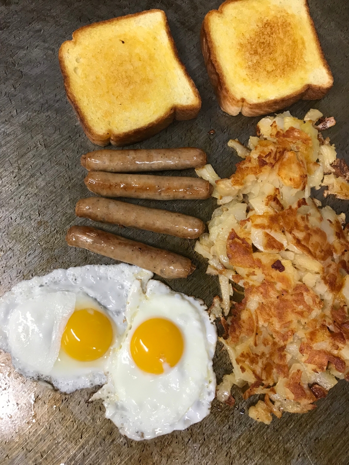 Order Big 4 Sausage & 2 Eggs food online from Famous Gyro George store, Maple Heights on bringmethat.com