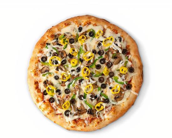 Order Veggie Specialty Pizza food online from Happy's Pizza store, Westland on bringmethat.com